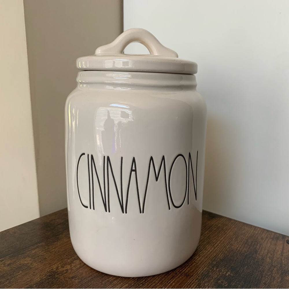 🇺🇸 Rae Dunn CINNAMON baby canister HTF